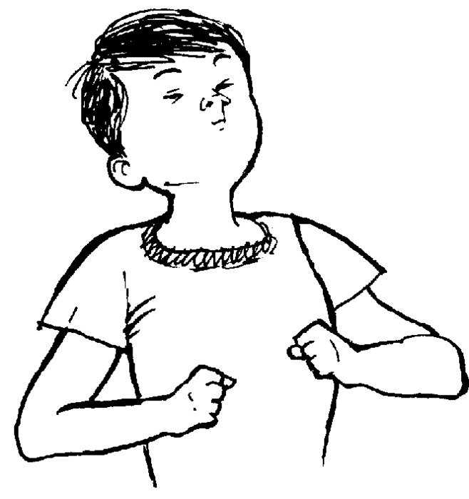 Clip Art Of Person Taking A Deep Breath