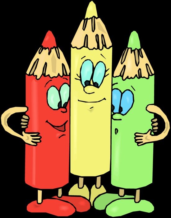 Clipart of the three pencils