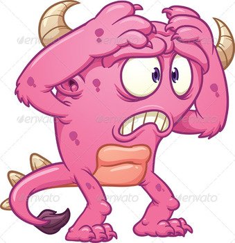 Pink Monster Clip Art N2