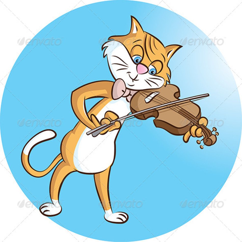 Cartoon Fiddle