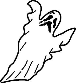 Scary Ghost Clip Art N6