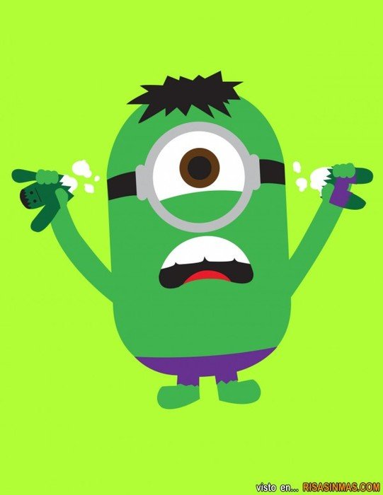 Minions Como Superh eacuteroes Hulk