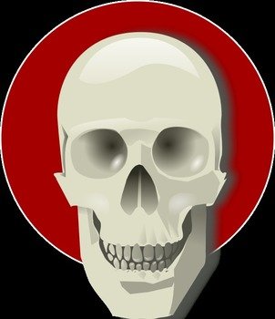 Human Skull Clip Art N7