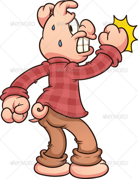 Scared Pig