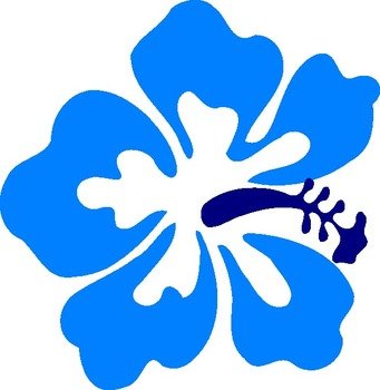 Hawaiian Flower Clip Art N51