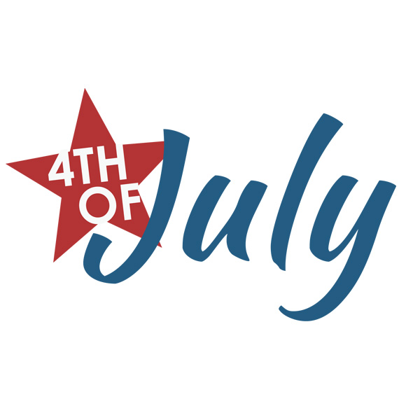 July 4th Word Art free image download