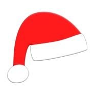 Santa Hat red Clip Art drawing