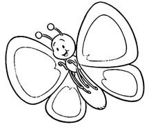 clipart of the Cute Butterfly