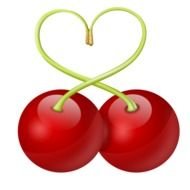 Cherries In Clip Art Hearts