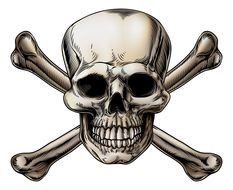 Skull And Crossbones, death's head, Icon