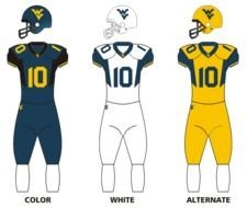 West Virginia Mountaineers Football Uniforms