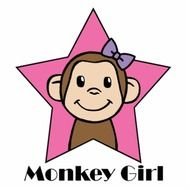 Cartoon Girl Monkey Clip Art N8