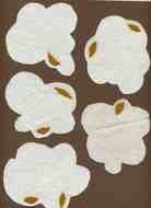 Printable Popcorn Kernel drawing