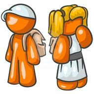 Girl Student Clip Art N4