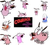 Courage Cowardly Dog Characters drawing