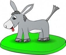 Donkey Cartoon Clip Art N22