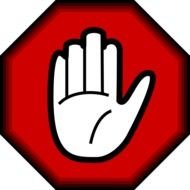 hand drawn stop sign