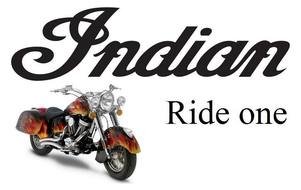 Indian ride one, poster of Motorcycles