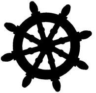 Ship Wheel Clip Art N16