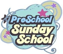 Sunday school logo with patterns