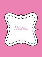 Macarons as a graphic illustration