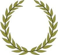 Olive Wreath Clip Art N14