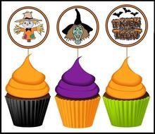 Halloween Cupcake Topper Clip Art