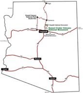 Arizona Crater Map