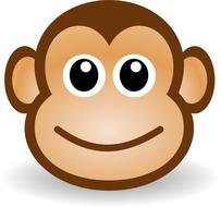 Cute Cartoon Monkey Love N2