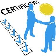 Clip art of Certification