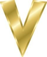 Letter V Clip Art N8
