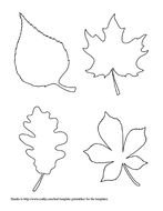 Fall Leaf Template N3