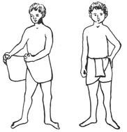 black and white drawings of boys