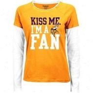 Vikings Tee Reebok Vikinge Ladies Gold Hard To Get Long Sleeve