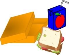 Lunch Box Black And White drawing