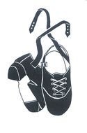 Irish Dance Shoes as a graphic illustration