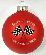 Christmas Personalized Ornament Wedding Favors
