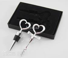 Heart Wine Bottle Opener Set