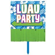 Ä°llustration of Hawaiian Luau Party Sign