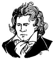 Beethoven Clip Art N3
