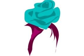 clipart of the blue Rose