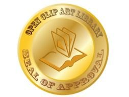 Seal Of Approval, open Clip Art library, round golden emblem