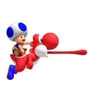 Bros on the Red Turtle in the Super Mario Video Game