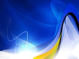 Blue And White Abstract clipart