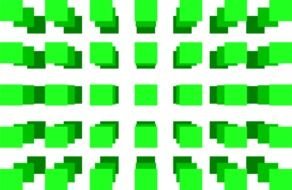 3D Square Pattern drawing