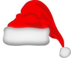 Santa red Hat Clip Art drawing