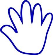 Cartoon Hands Clip Art N10