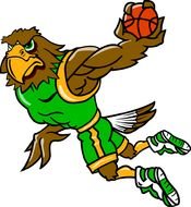 Hawk Mascot N7