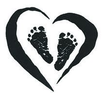 Baby Feet Heart Clip Art N3