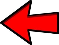 red arrow points to the left